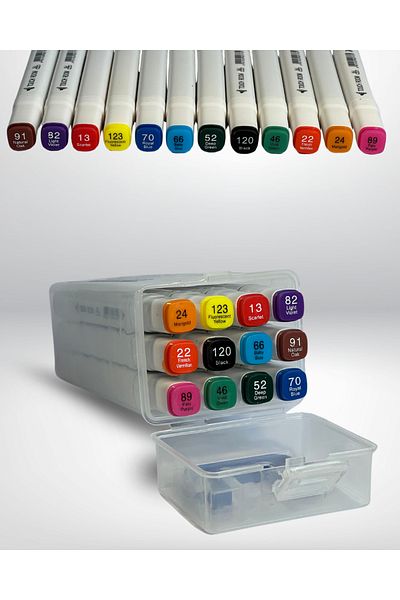 Touchroom Set of 12 Marker Pens