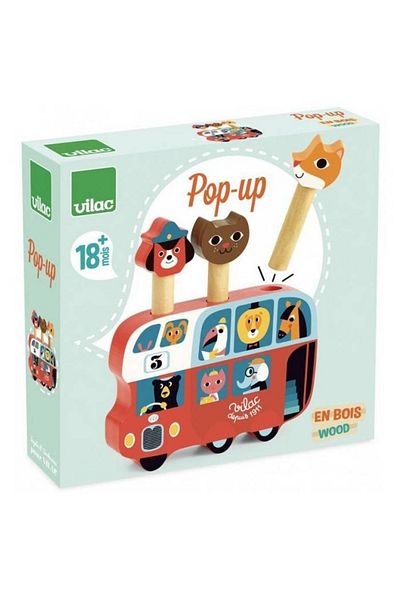 Vilac Interactive Pop-Up Bus