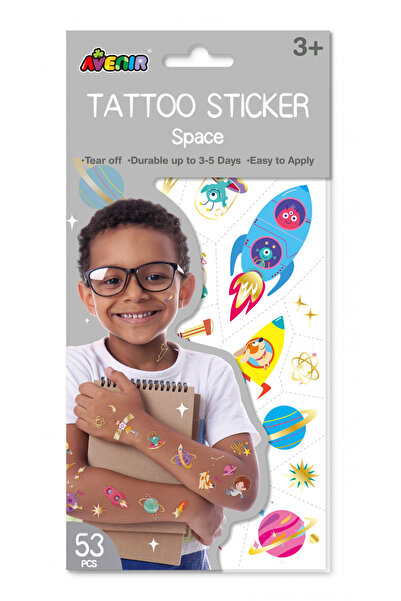 AVENİR Tatuaje cu tematica Spatiu SuperColorate pentru copii