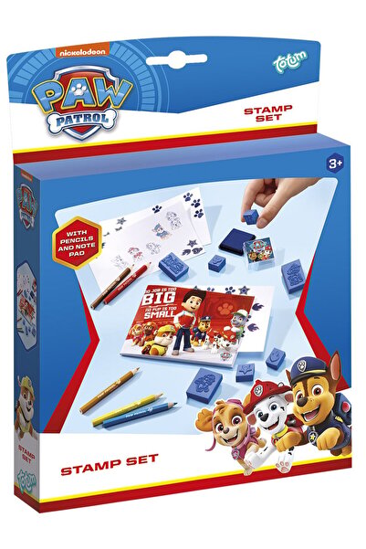 Totum Set de desen creativ cu ștampile Patrula Cățelușilor, Patrula Cățelușilor