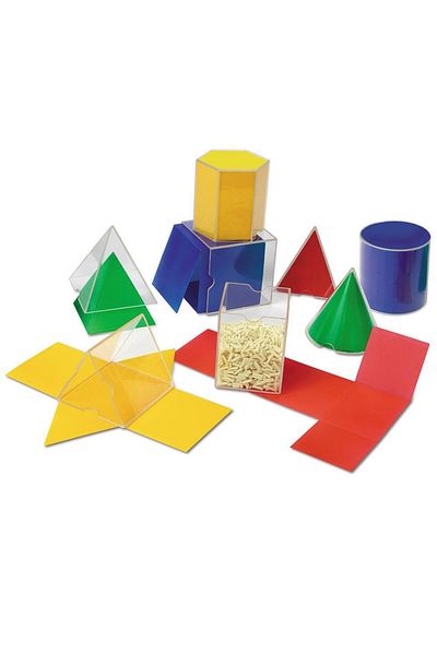 Learning Resources Primii pasi in geometrie - Figuri geometrice desfasurate