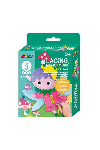 AVENİR Δημιουργικό σετ ραπτικής με τεχνική στιτς - Το πρώτο μου Κρεμαστό Ξωτι...