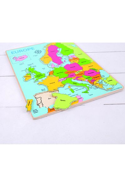 BigJigs Puzzle incastru harta Europei - kopie