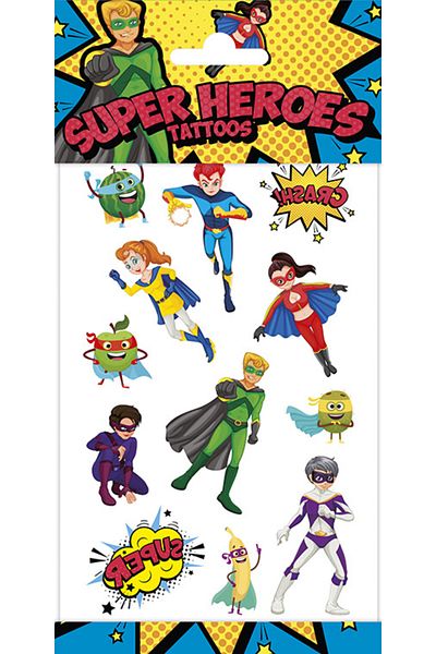 Funny Products Tatuaje super eroi