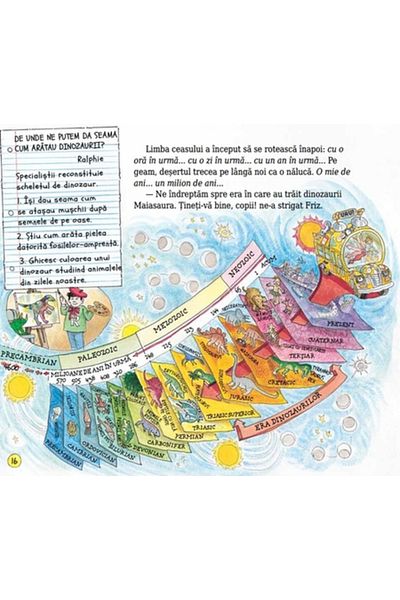 Editura Portocala Albastra Autobuzul magic. Pe vremea dinozaurilor - Joanna Cole