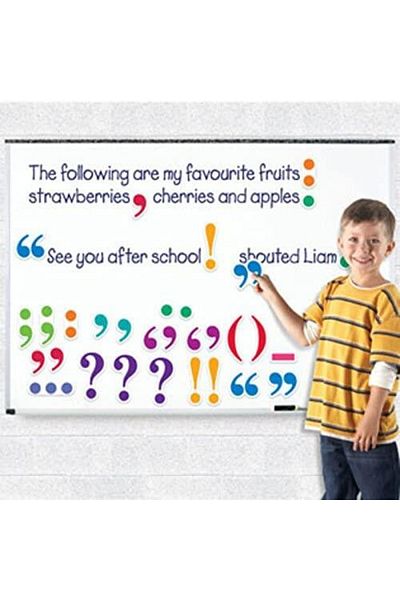 Learning Resources Set magnetic - Semne de punctuatie