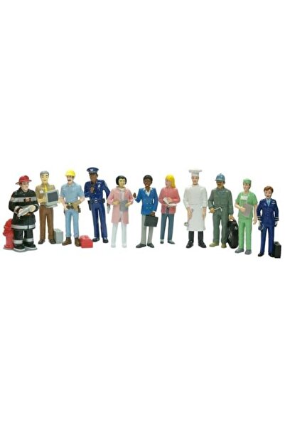 Miniland Set 11 Figurine Profesii - inaltime 12.5 cm