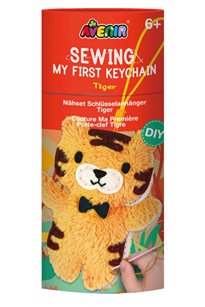 AVENİR Set de cusut Primul meu Breloc - Tigru