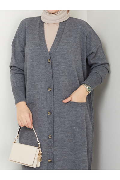 MODAMÜNASİP Wonderful Soft Lightweight Bat Sleeve Knitwear Cardigan