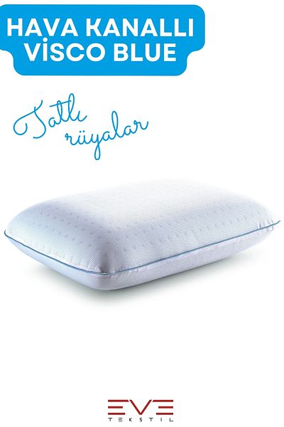Eve Tekstil Visco Orthopedic Smart Sponge Technology Pernă de dormit Visco Pernă de dormit ortopedică hipoalergică