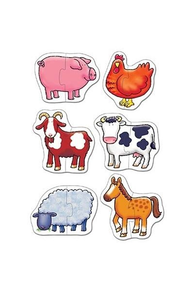Orchard Toys Set 6 puzzle Ferma (2 piese)