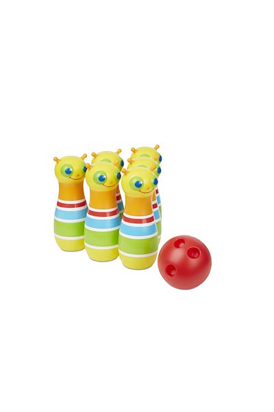 Melissa & Doug Σετ μπόουλινγκ χαρούμενων Caterpillars