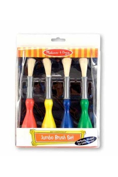 Melissa & Doug Σετ 4 pensule jumbo cu maner special Melissa and Doug