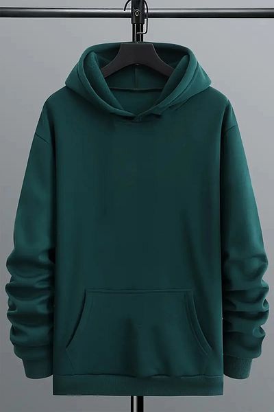 memowear Unisex Hey You Printed Green φούτερ
