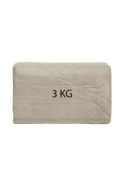 ACUTO Beyaz Seramik Hamuru 3 kg Kil Seramik Çamuru