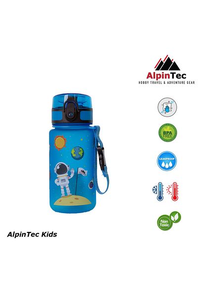 AlpinTec Blue Astronaut Tritan Children's Water Bottle 350 ml