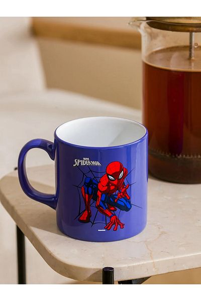 LC Waikiki Mixed Printed Spiderman Printed Ceramic Mug 320 ml