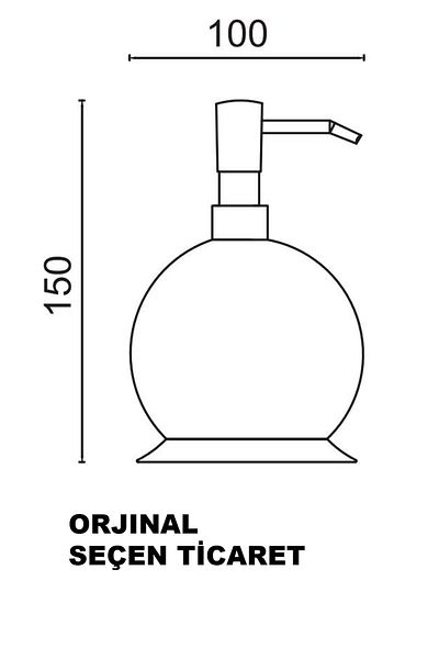 ÇELİK BANYO Dozator de săpun lichid din metal din alamă complet inoxidabil