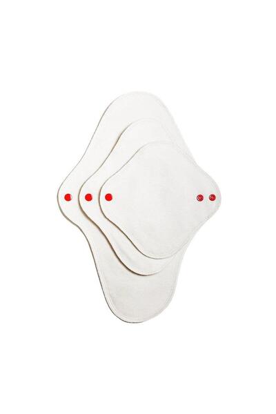 LUNETTE 3'lü Yıkanabilir Ped Seti - Beyaz