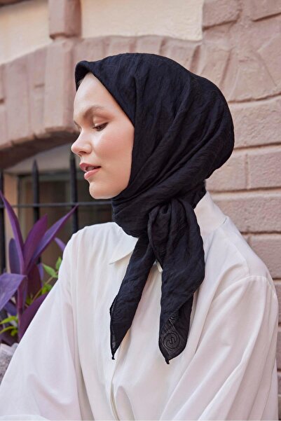 Şalland Μαύρο Φουλάρι Ζακάρ Βισκόζης