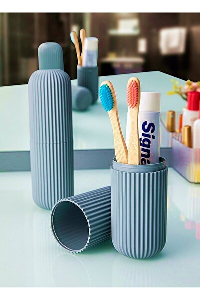 Boldy Container de depozitare de călătorie Suport pentru periuță de dinți Org...