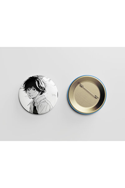 Akumastik Ao Haru Ride Kou Mabuchi 1 adet 44mm buton rozet