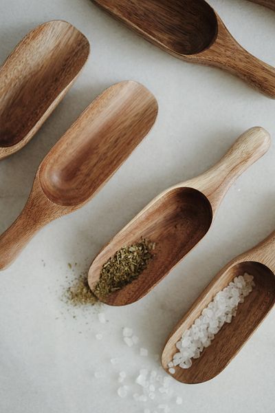 Dekorzdükkan Set of 2 Acacia Mini Shovels