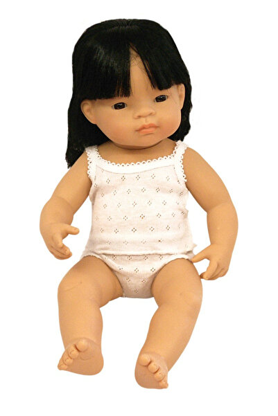 Miniland Panenka asijské dívky Miniland 38 cm