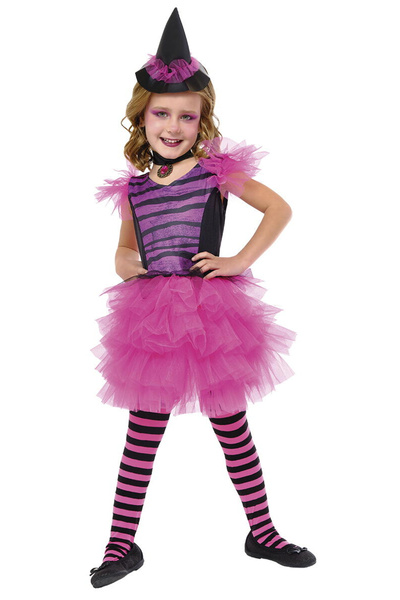 Rubies Karnevalový kostým - Elegantní čarodějnice (růžový)