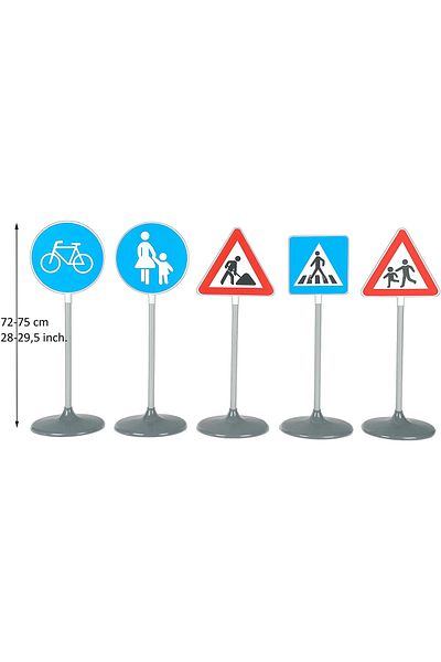 Klein Set joc pentru copii - Semne de circulatie 70 cm - 5 piese
