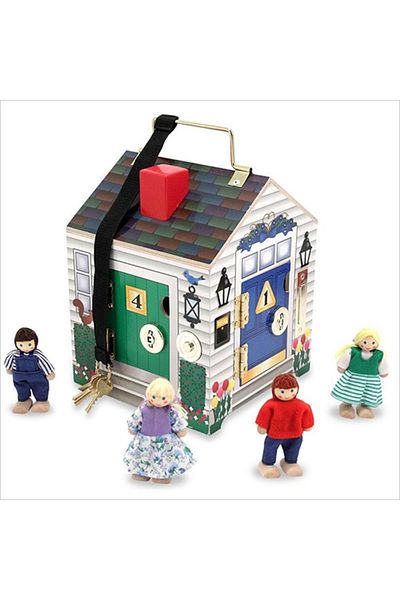 Melissa & Doug Casuta din lemn cu sonerie Melissa and Doug