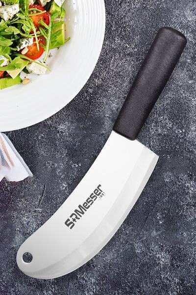 SRMesser 1881 Soğan Satırı Et Kıyma Bıçağı Salata Bıçağı Satır Zırh