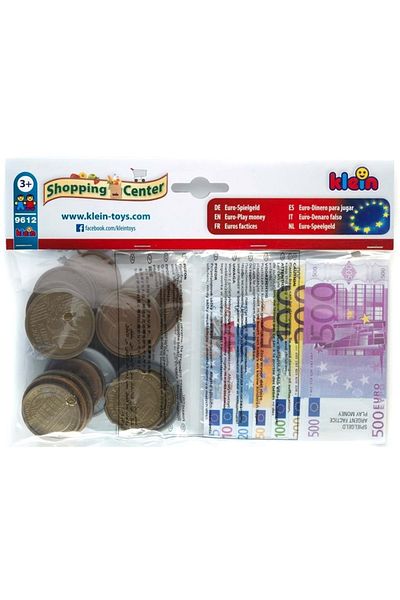 Klein Set joc de rol - Bancnote, monede Euro si chitante