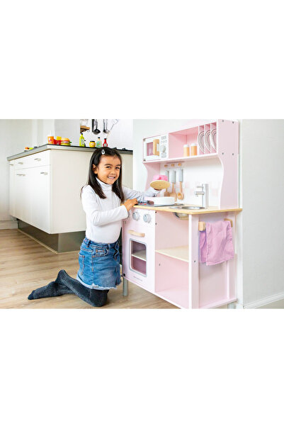 New Classic Toys Bon Appetit Kitchen - Moderní elektrický sporák růžový