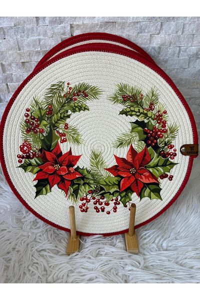 Sarda Design 6 Piece New Year's Themed Tableware Set for 6 People, American Service