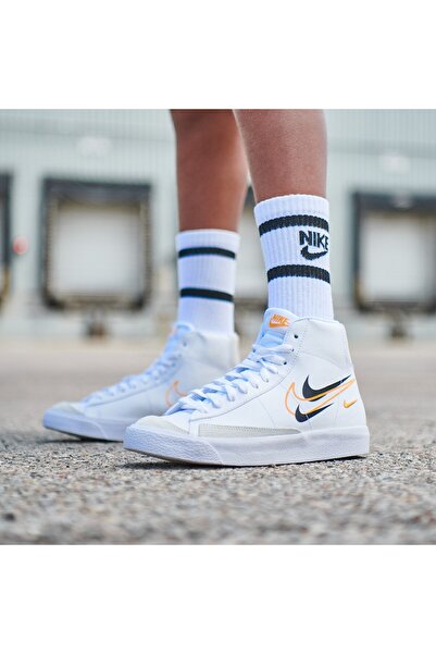 Nike Blazer Mid 77 Youth Casual Shoes Fn7877 Sprmn