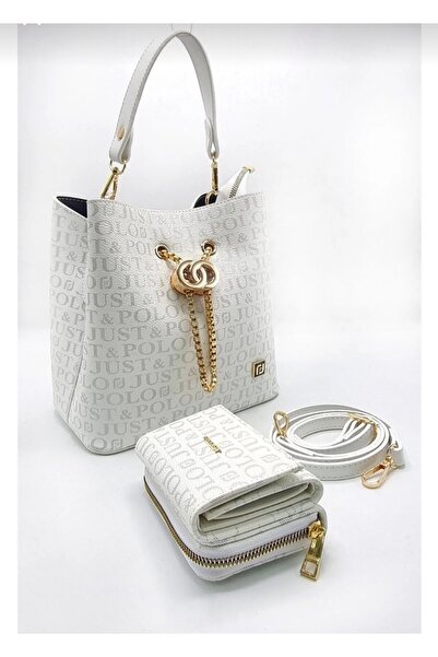 Just Polo Kadın 3 Bölmeli Ayarlanabi?li?r Uzun Askili El Ve Omuz Çantası Ve C...