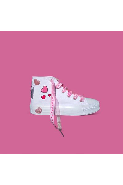 LİASSHOES inimă șireturi aripi de înger inimă design adidași pantofi copii fete