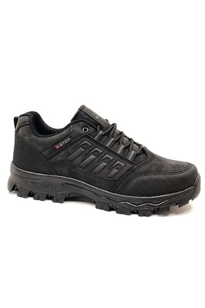 KCMN Xstep X5 - Pantofi sport ortopedici pentru trekking pentru bărbați NEGRI