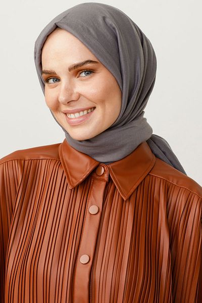 VALORSCARF Dark Gray Cotton Scarf Shawl