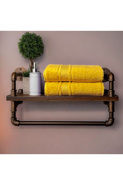 Özdilek 90x150 cm 2-Piece Shower Towels - 100% Cotton Bath Towels