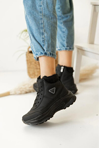 Topçuoğlu Kundura Süper Hafif Ortopedik Ve Içi Yünlü Termal Sıcak Kışlık Kürk...