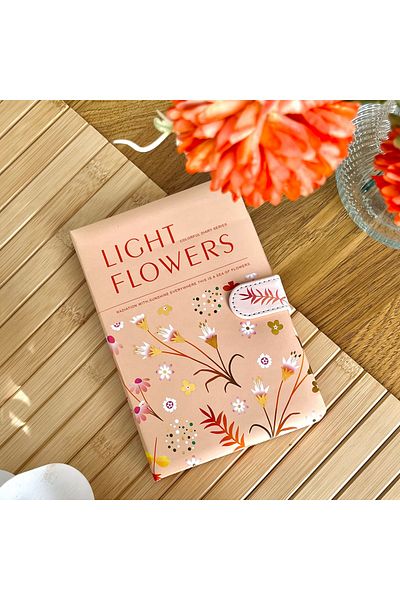 Nova Crafts Orange Sunflower Themed - Gilded Covered Magnetic Timeless Notebook Product