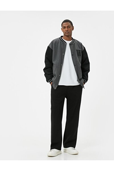 Koton Ανδρικό παντελόνι με ελαστική μέση