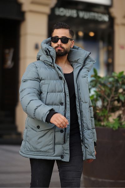 MODAEMAS ΑΝΔΡΙΚΟ ΠΟΥΛΟΥΜΕΝΟ ΠΑΝΙ ΜΕ ΚΑΠΟΥΤΣΟ