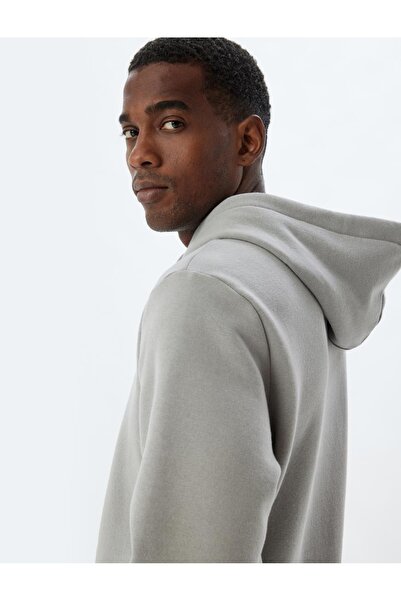 Koton Ανδρικό φούτερ με κουκούλα