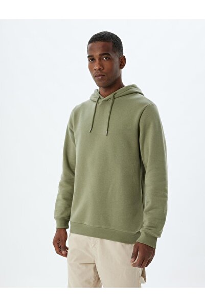 Koton Ανδρικό φούτερ με κουκούλα