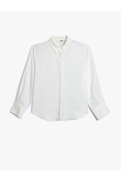 Koton Women's Long Sleeve Classic Shirt