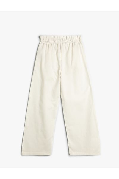 Koton Basic-Hose mit elastischem Bund und Baumwolltaschen