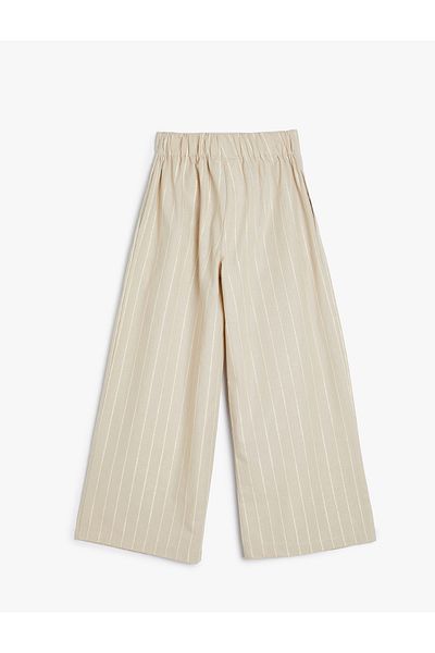 Koton Pantaloni Palazzo Bumbac cu picioare late